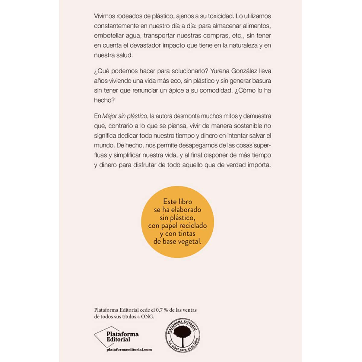 Libro Mejor sin plástico Libro Mejor sin plástico