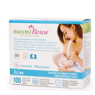 DISCOS DE LACTANCIA DE TELA LAVABLES