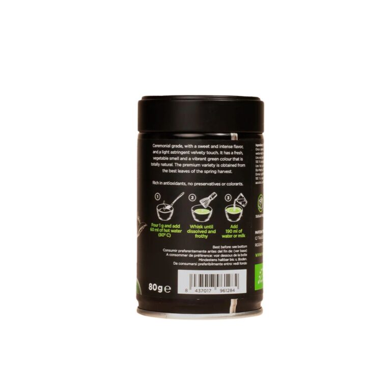Te Matcha ceremonial premium 80g trasera