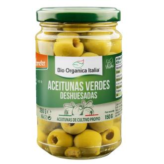 ACEITUNA VERDE deshuesada 280  gr BIO