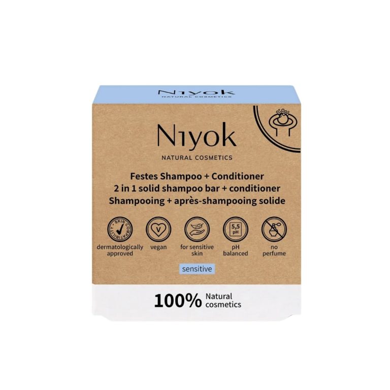 CHAMPU + ACONDICIONADOR SOLIDO sensible 80 gr