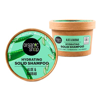 CHAMPU SOLIDO HIDRATANTE ALOE Y BAOBAB, 60 G