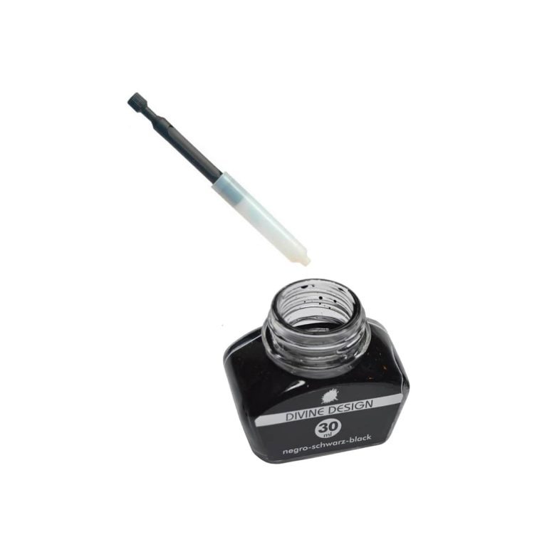 Cartucho de pluma recargable y tintero