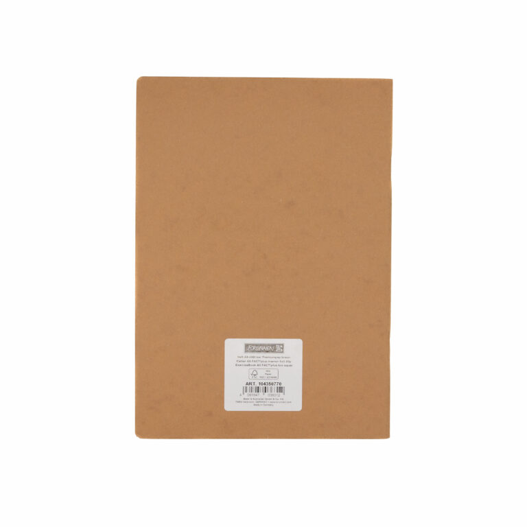 Libreta papel reciclado parte trasera