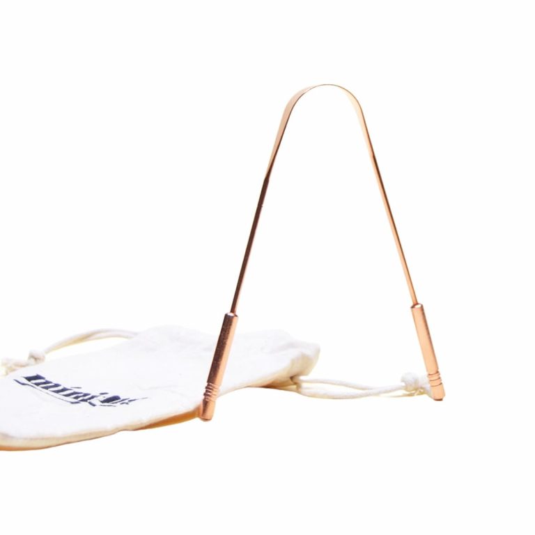 Raspador lingual de cobre