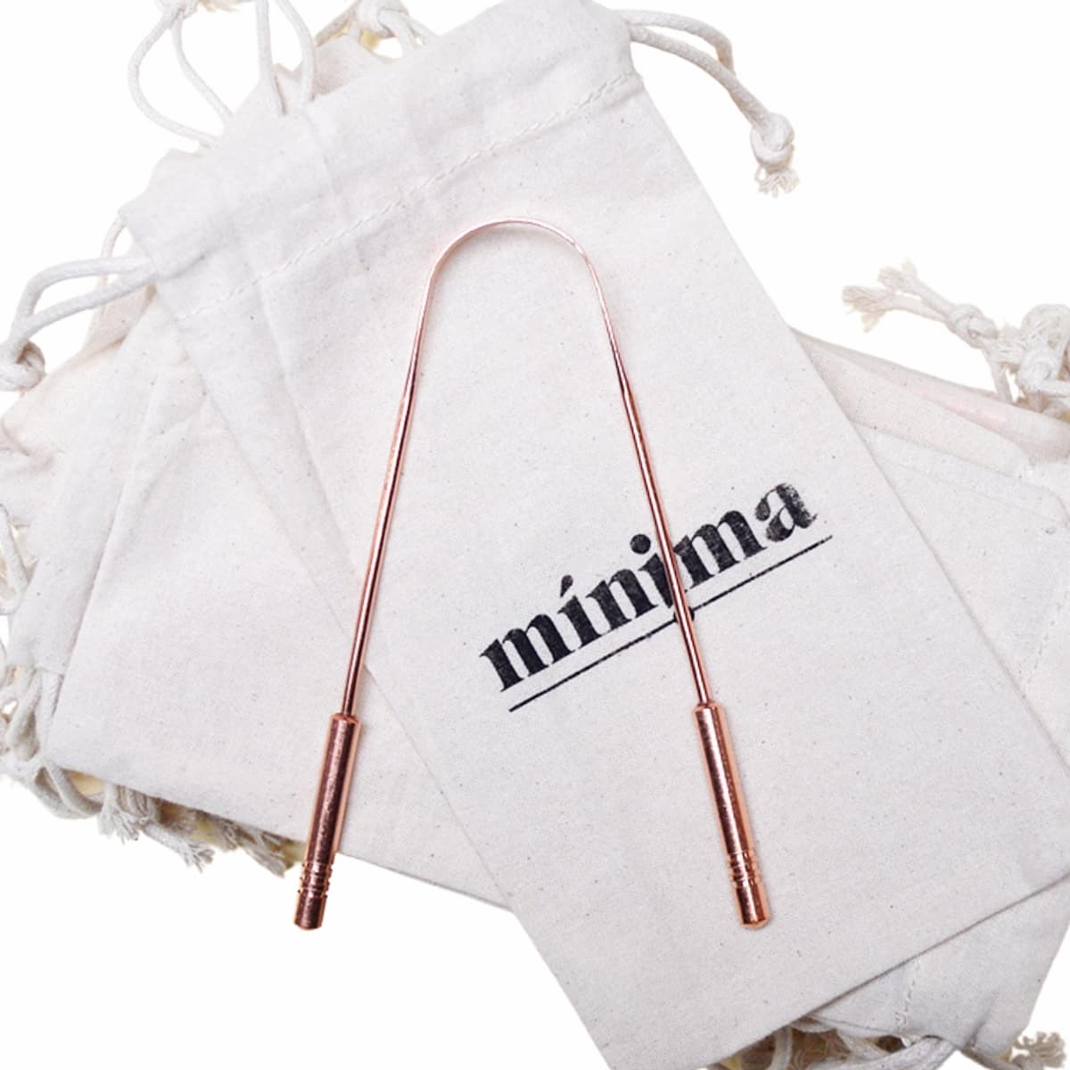 Raspador de cobre para limpiar la lengua Raspador de cobre para limpiar la lengua