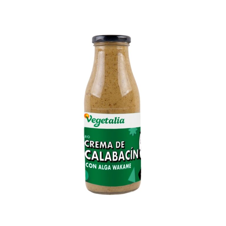 Crema de Calabacin con Alga Wakame 500 ml BIO