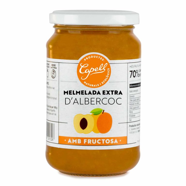 Mermelada de Albaricoque con Fructosa 400 g