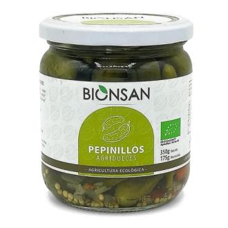 PEPINILLOS agridulces 350gr. ECO