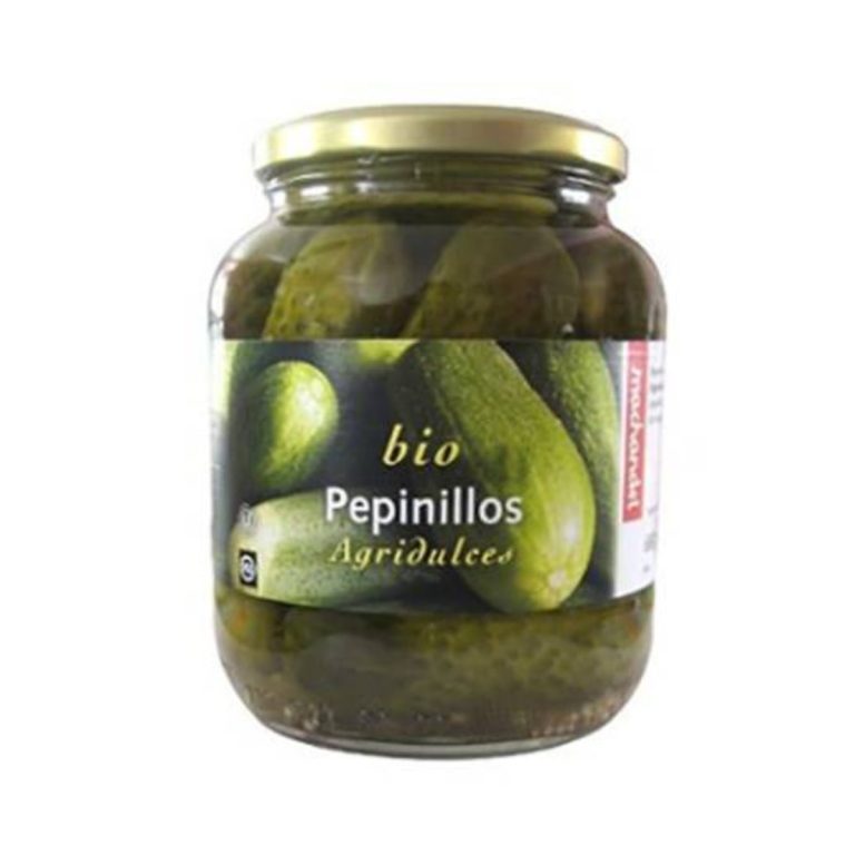 PEPINILLOS agridulces 680gr. BIO