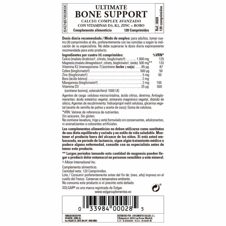 Ultimate Bone Support – 120 Comprimidos