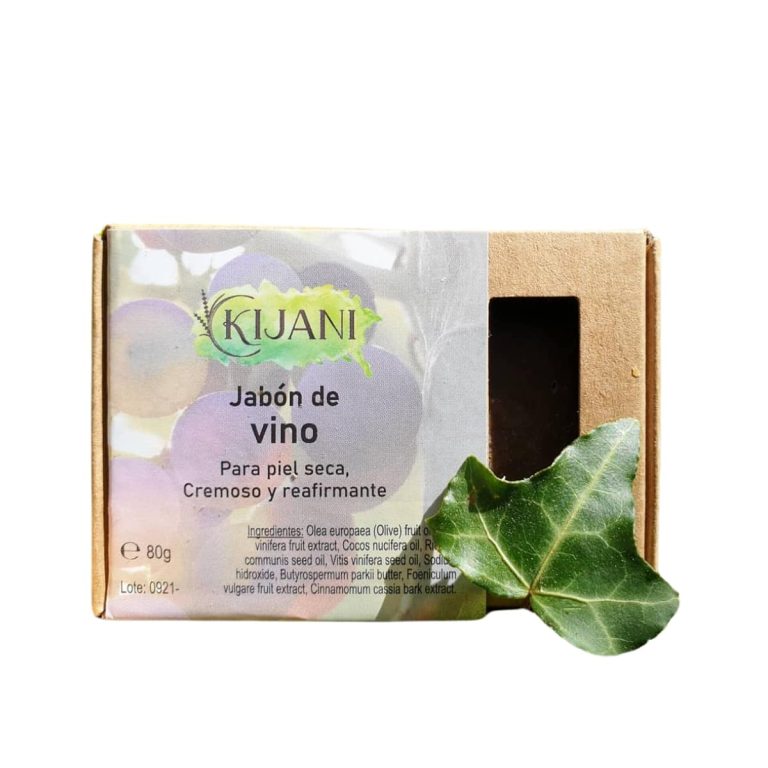 JABON EN PASTILLA de vino 80gr.