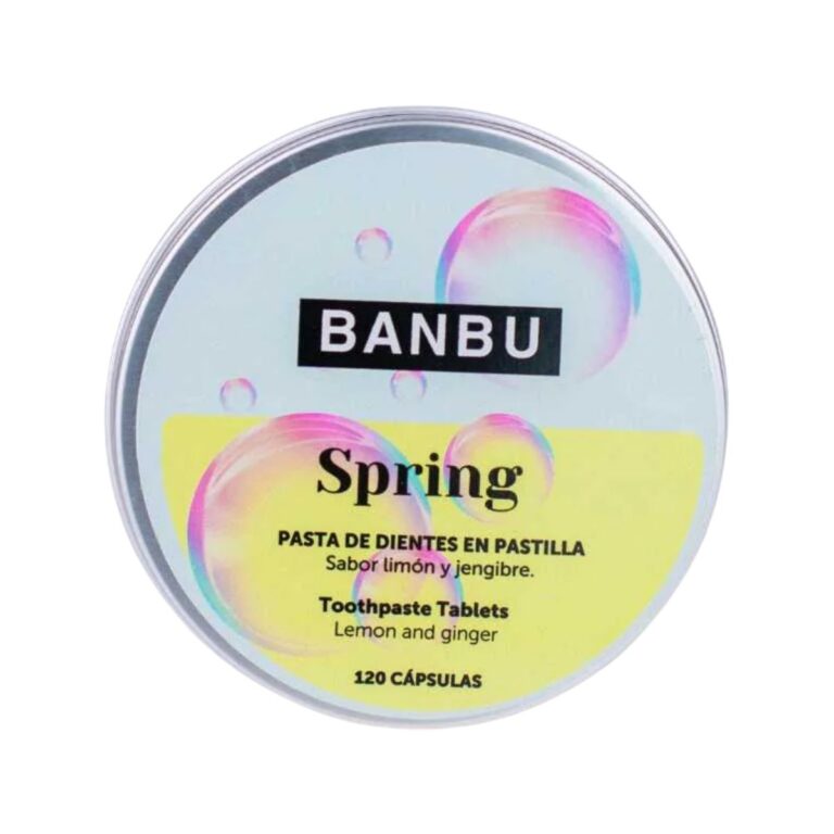 SPRING pasta de dientes en pastillas limón 120uds