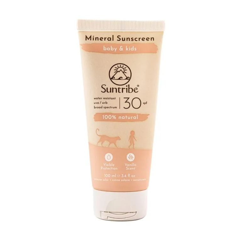 Crema Solar Mineral Ecológica Bebés Niños Suntribe