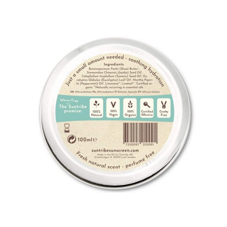 Etiqueta Bálsamo After Sun Ecológico Suntribe