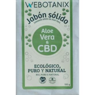 JABON SOLIDO CBD-ALOE VERA 100gr BIO VEGAN